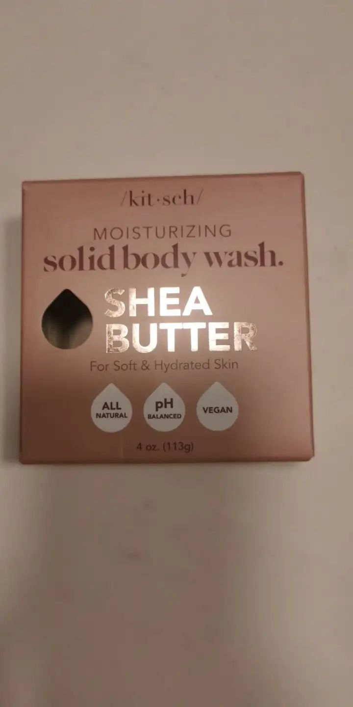 KITSCH - Shea butter - Moisturizing solid body wash