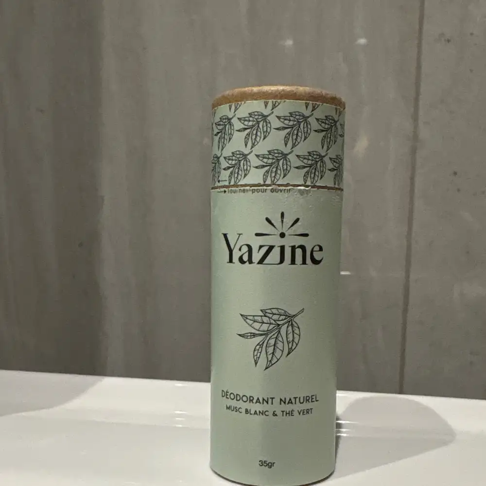 YAZINE - Déodorant naturel musc blanc et thé vert
