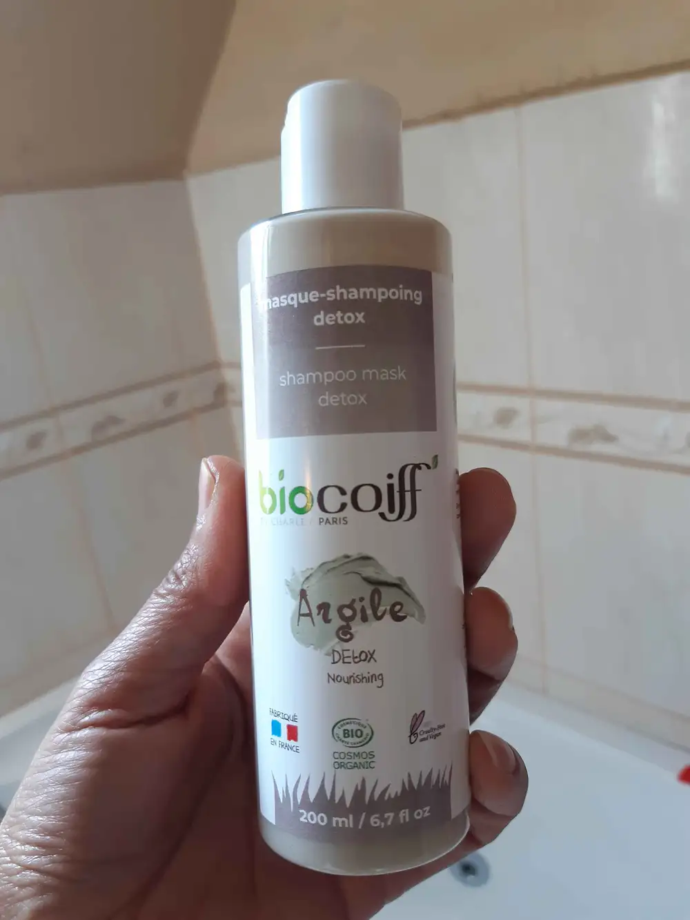 BIOCOIFF - Masque-shampooing detox argile 