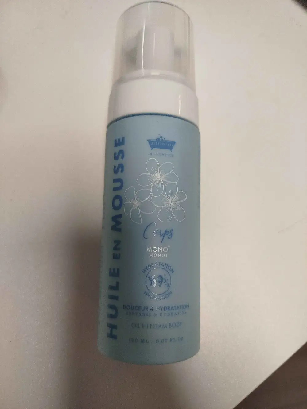 LES PETITS BAINS DE PROVENCE - Huile en mousse corps monoï