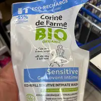 CORINE DE FARME - Bio organic sensitive - Gel lavant intime sensitive
