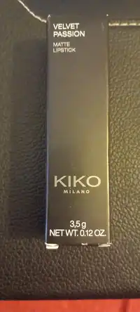 KIKO MILANO - Velvet passion - Matte lipstick