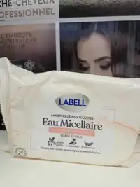 LABELL - Eau micellaire - Lingettes démaquillantes