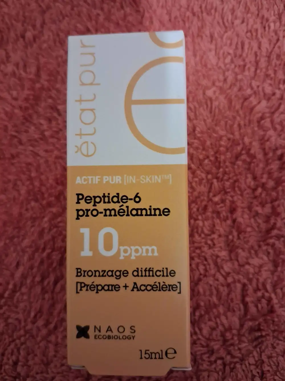 ETAT PUR - Peptide-6 pro-mélanine 10ppm bronzage difficile