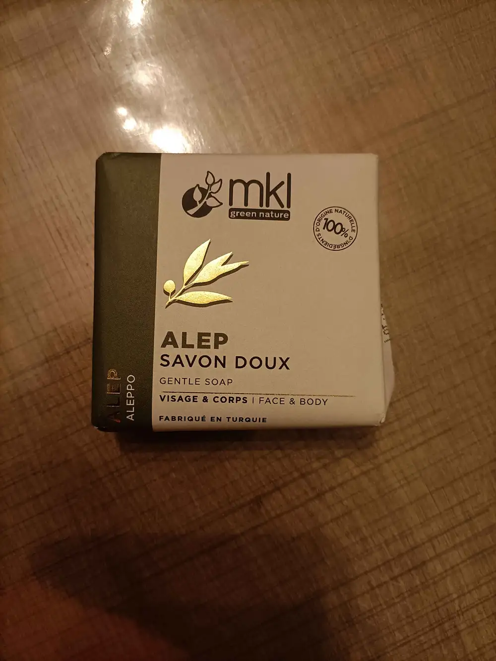 MKL GREEN NATURE - Savon doux Alep