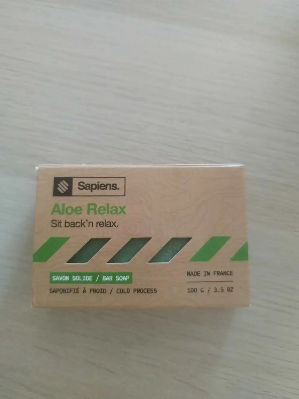 SAPIENS - Aloe relax - Savon solide