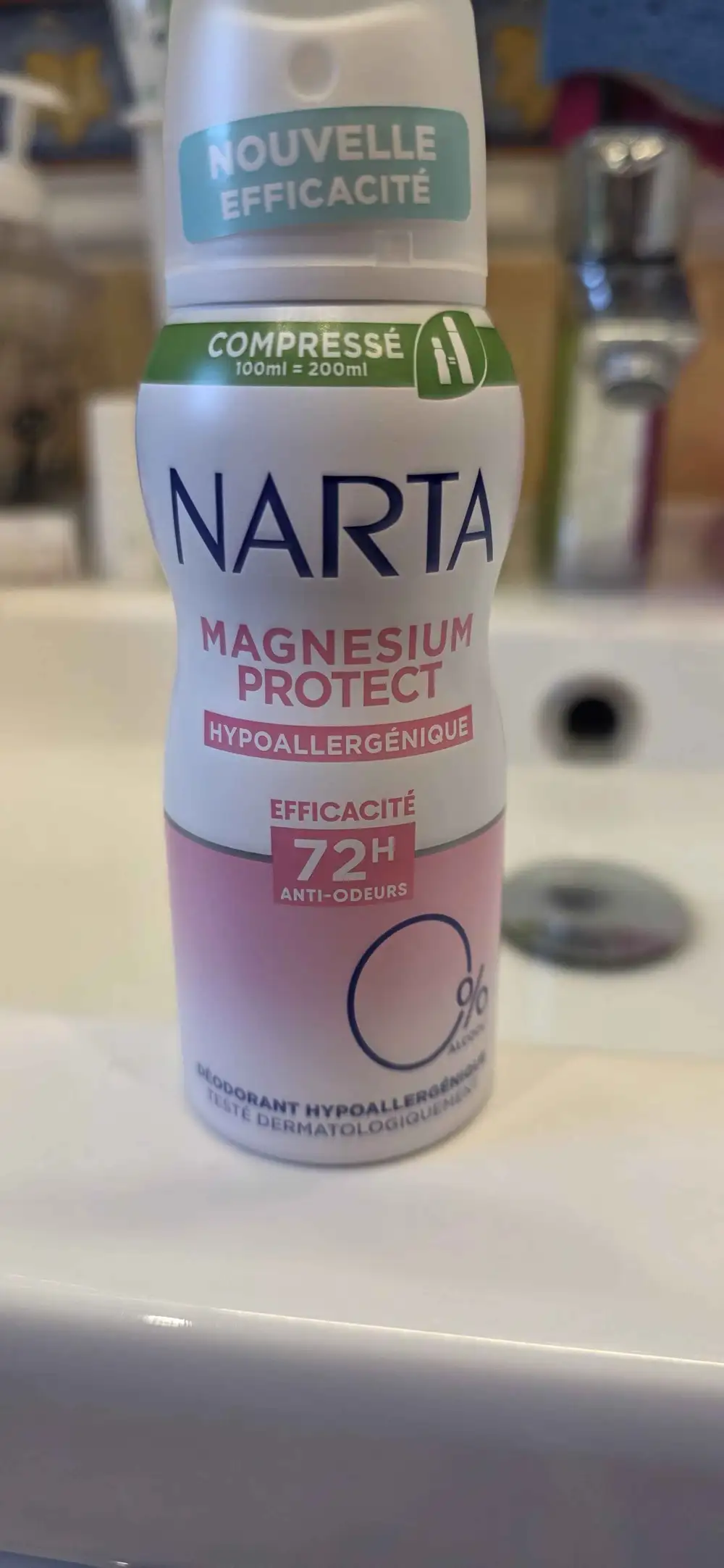 NARTA - Magnesium protect - Déodorant hypoallergénique 72h