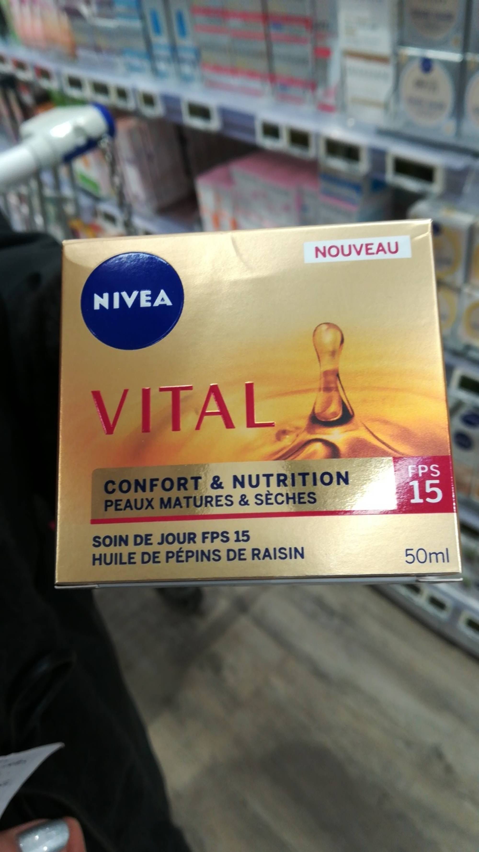NIVEA - Vital - Soin du jour  confort & nutrition FPS15