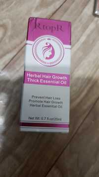 RTOPR - Herbal hair growth thick essential oil