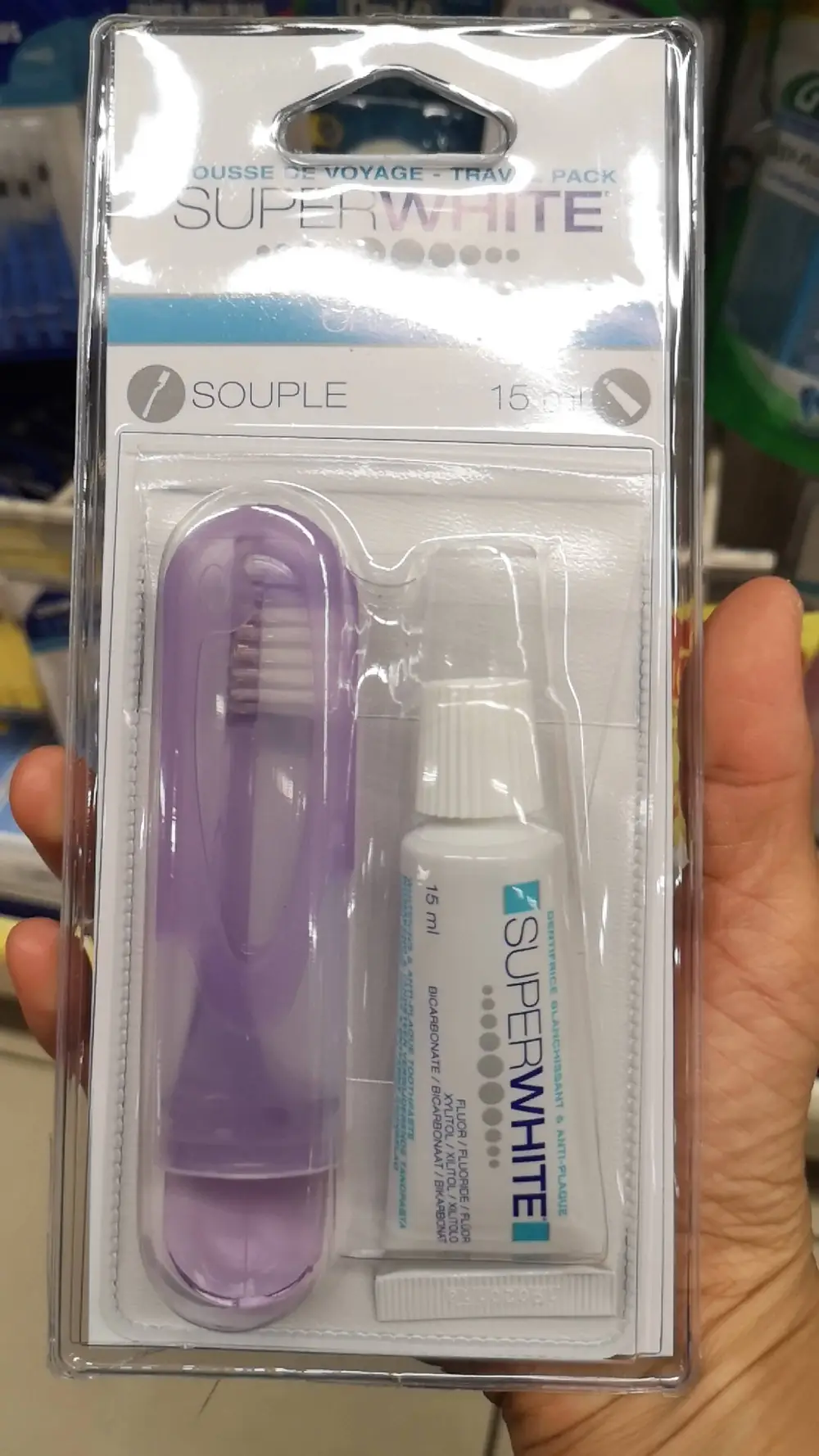 SUPERWHITE - Dentifrice blanchissant & anti-plaque