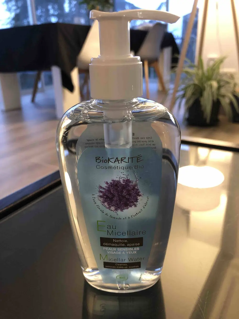 BIOKARITÉ - Eau micellaire peaux sensibles visage et yeux
