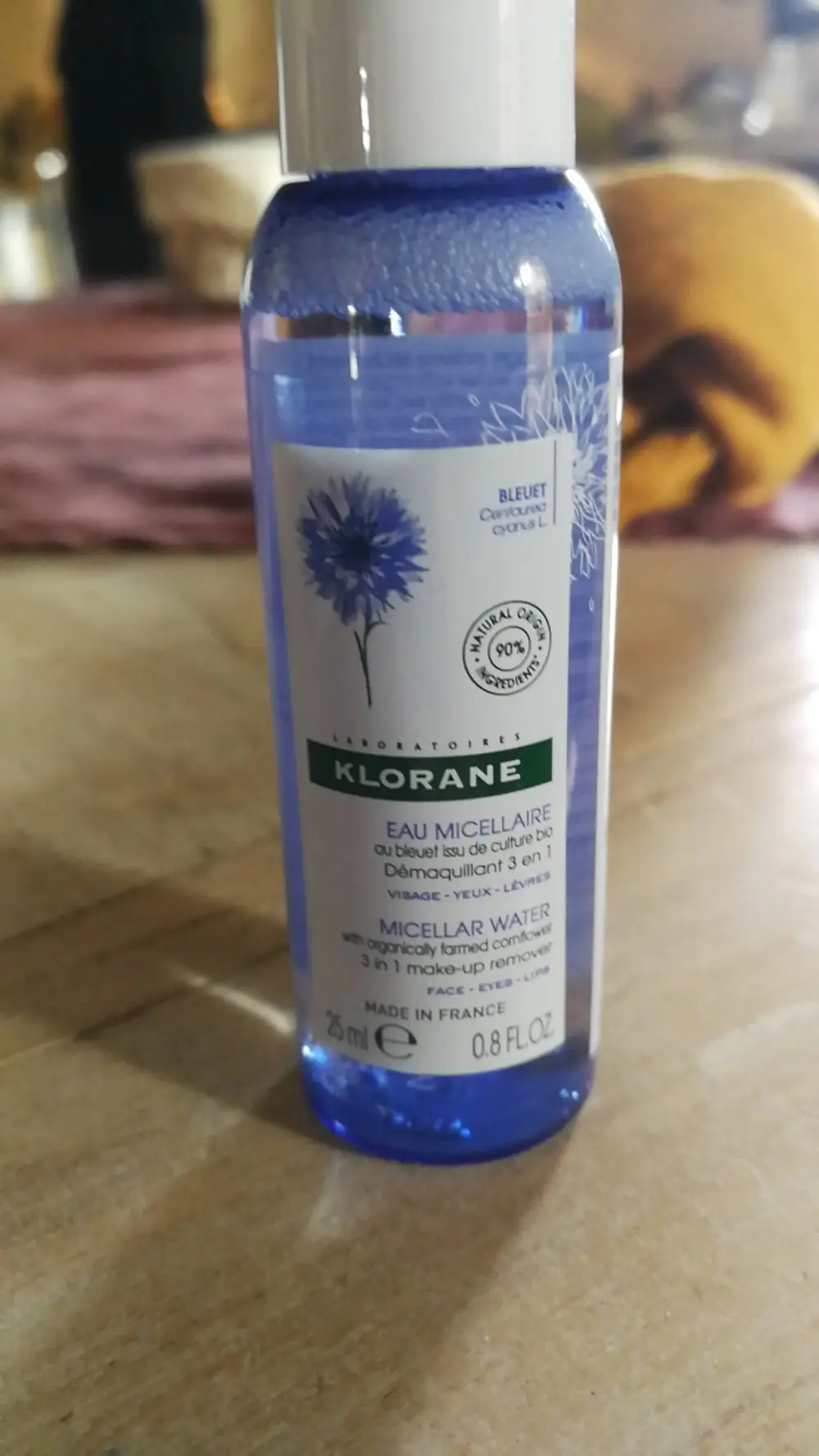 KLORANE - Bleuet - Eau micellaire Démaquillant 3 en 1