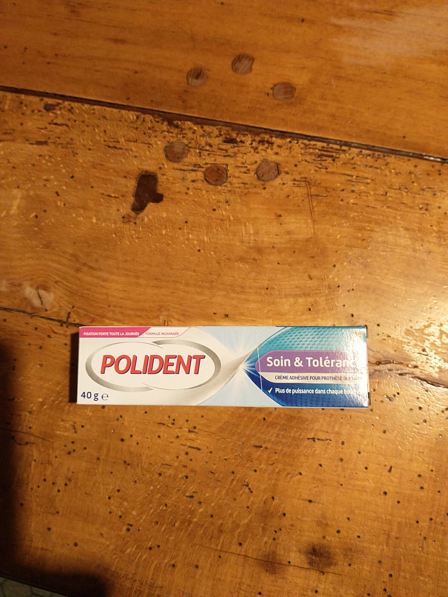 POLIDENT - Soin & tolérance - Crème adhésive pour prothèse dentaire