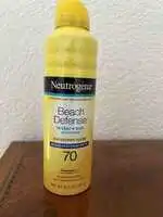 NEUTROGENA - Beach defense - Sunscreen spray SPF 70