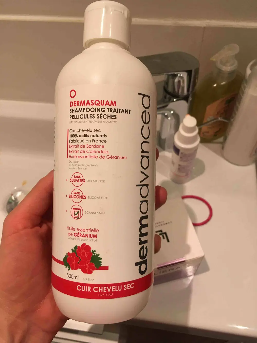 DERMADVANCED - Dermasquam - Shampooing traitant pellicules sèches