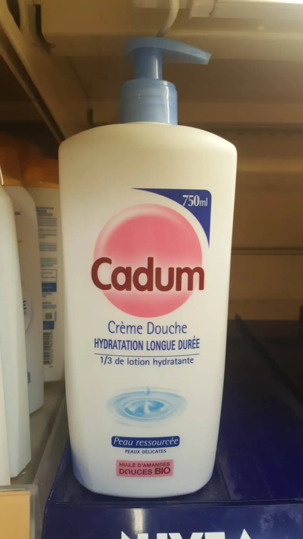 CADUM - Crème douche hydratation longue durée