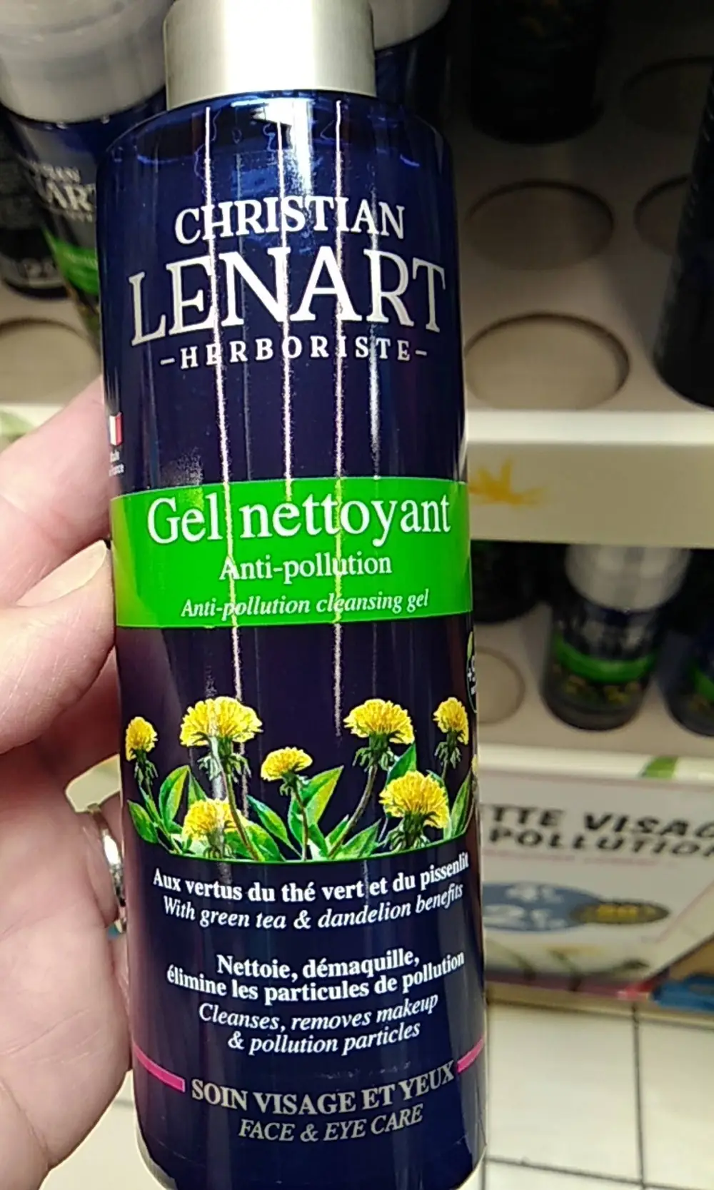 CHRISTIAN LÉNART - Gel nettoyant au vertus du thé vert et du pissenlit