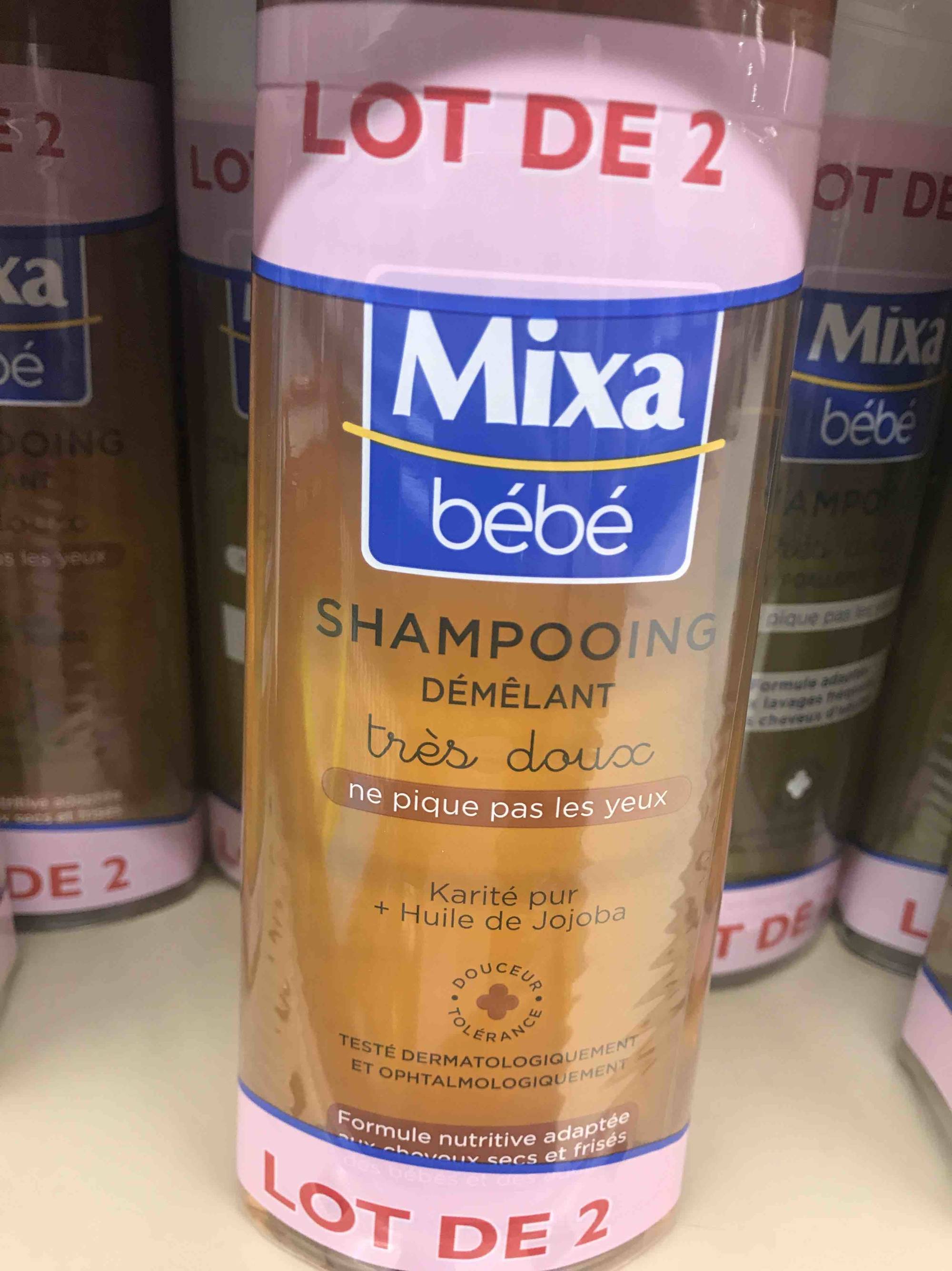 Mixa Bébé Shampoing Karité Démêlant Très Doux