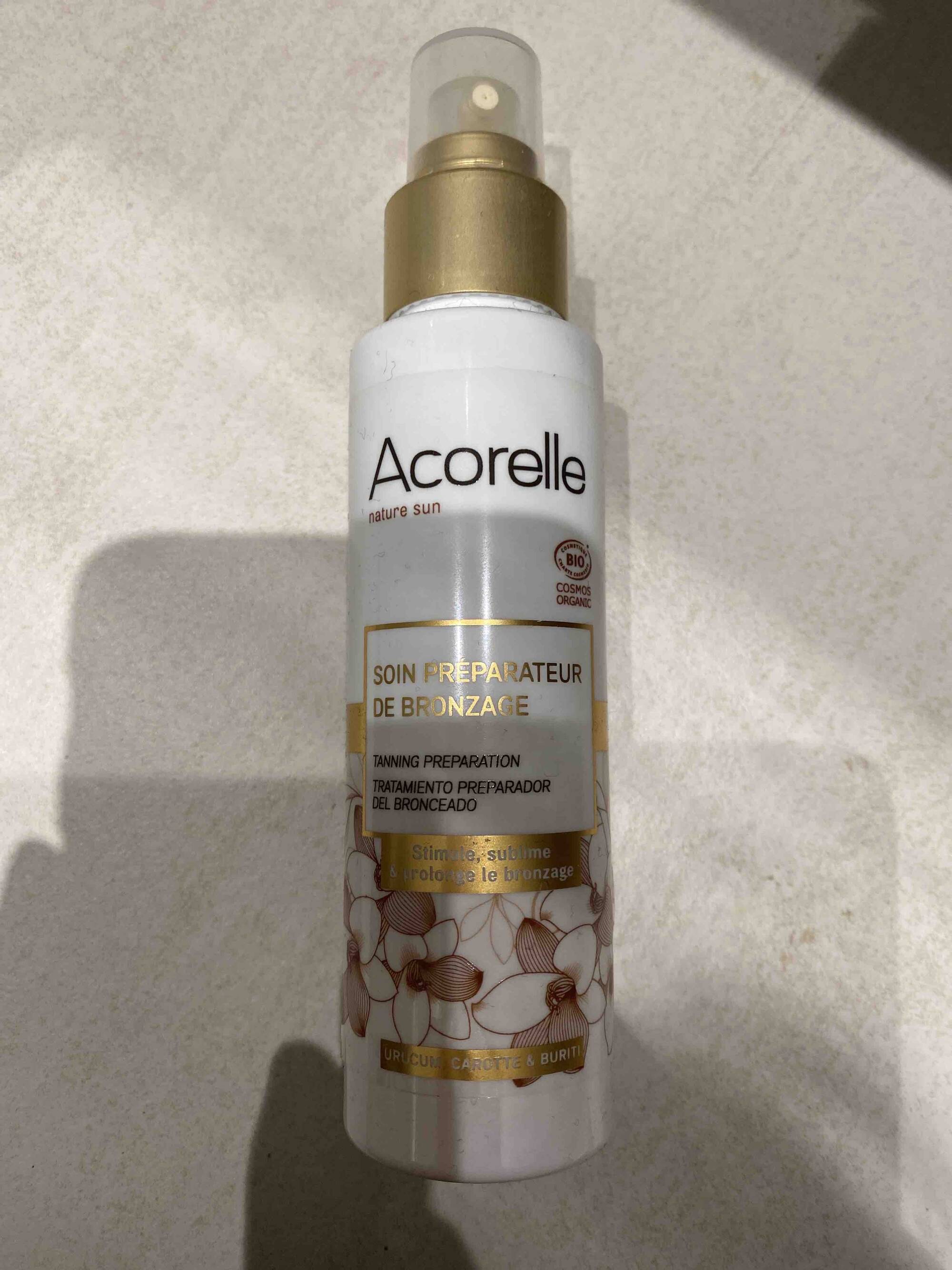 ACORELLE - Nature sun - Soin préparateur de bronzage