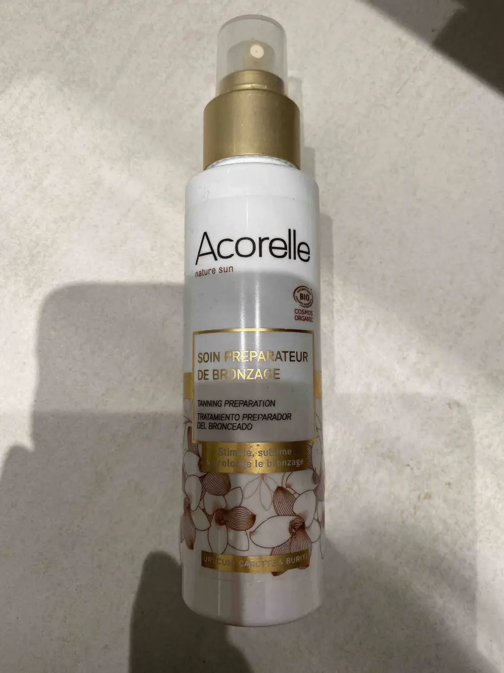 ACORELLE - Nature sun - Soin préparateur de bronzage