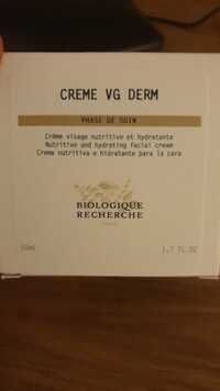 BIOLOGIQUE RECHERCHE - Crème VG derm - Crème visage nutritive et hydratante