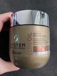 SYSTEM PROFESSIONAL - Luxeoil - Keratin restore mask