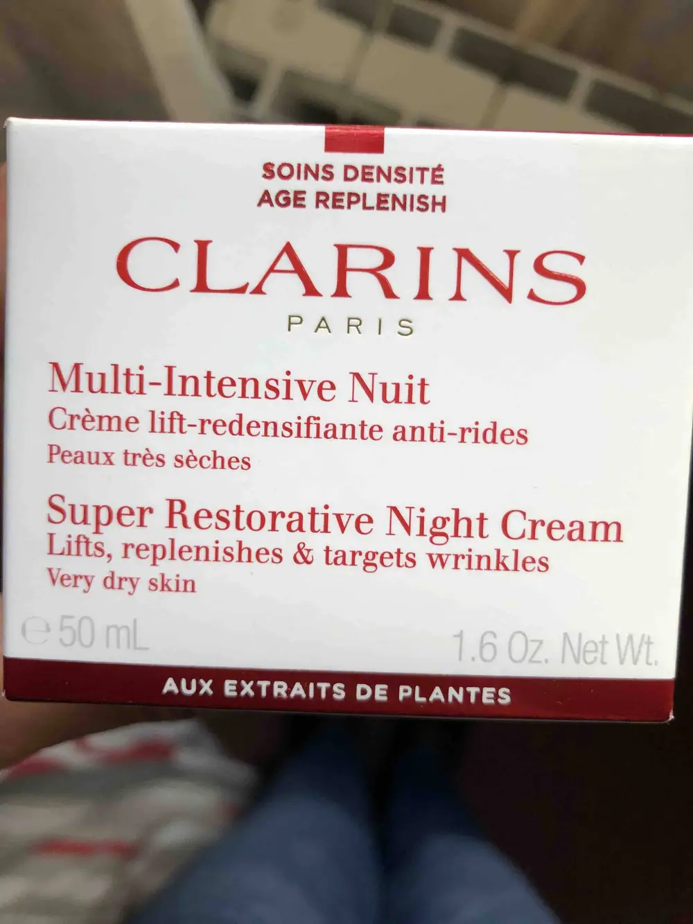 CLARINS - Multi-intensive nuit - Crème lift-redensifiante anti-rides