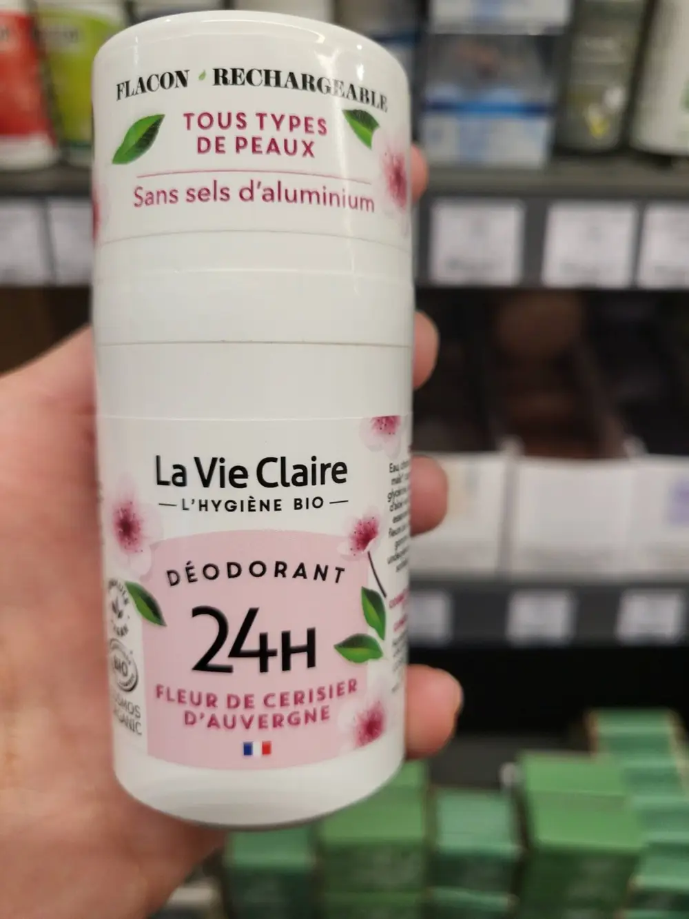 LA VIE CLAIRE - Fleur de cerisier d'auvergne - Déodorant 24h 