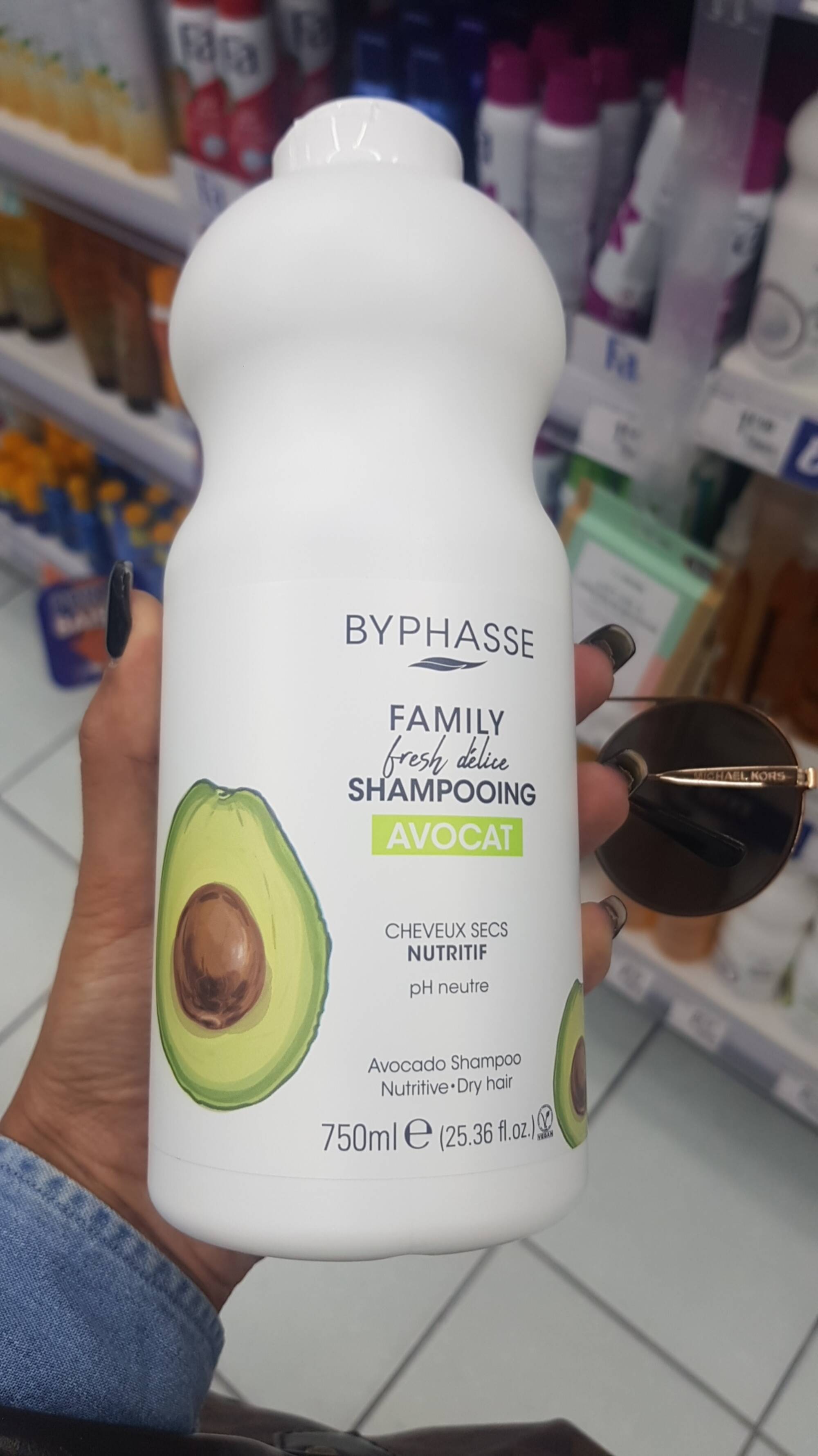 BYPHASSE - Cheveux secs nutritif - Shampooing avocat