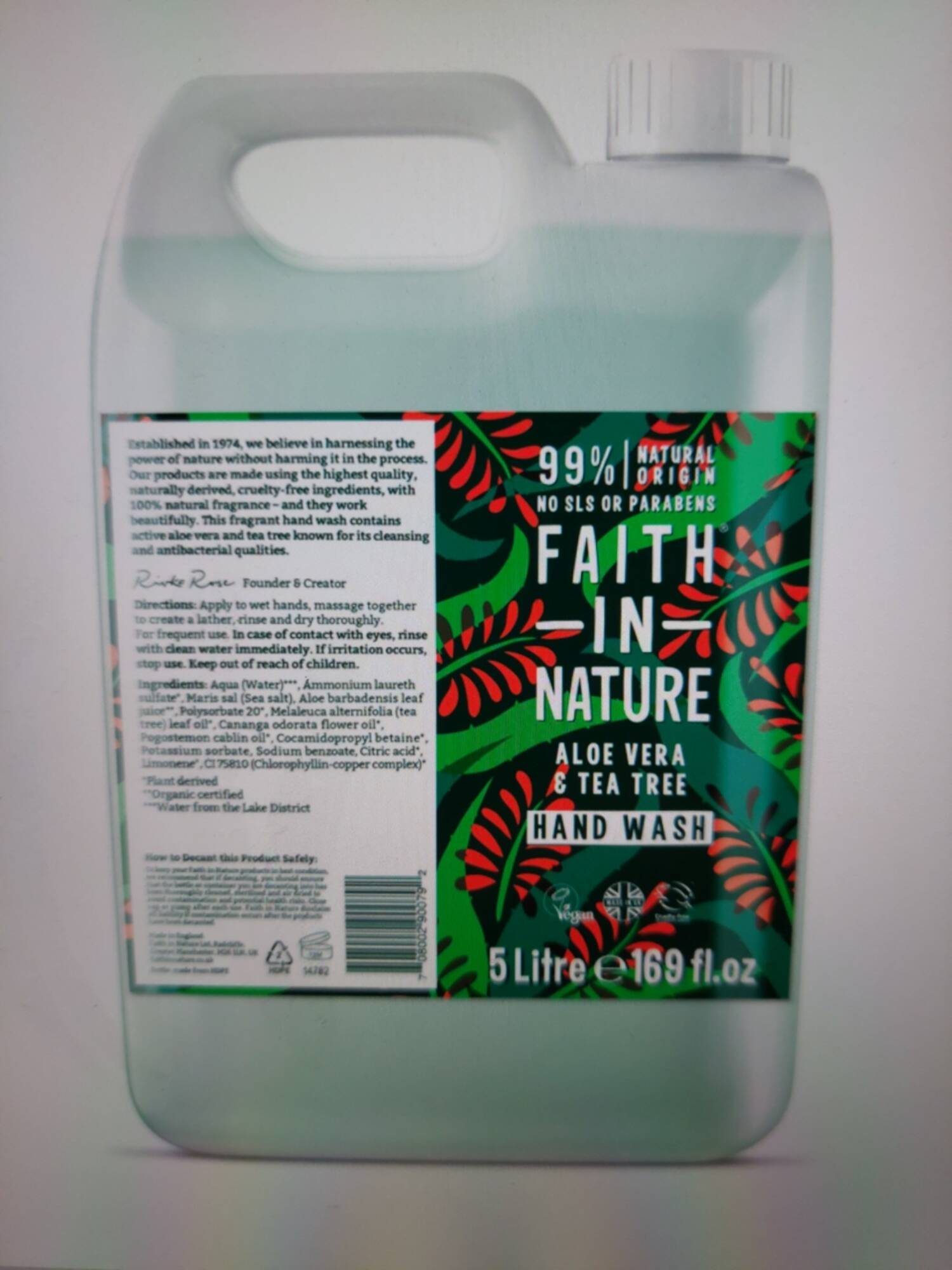 FAITH IN NATURE - Aloe vera et tea tree - Hand wash