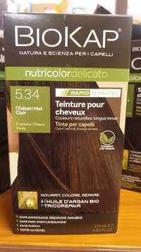 BIOKAP - Nutricolor delicato - Teinture pour cheveux 5.34 châtain miel clair