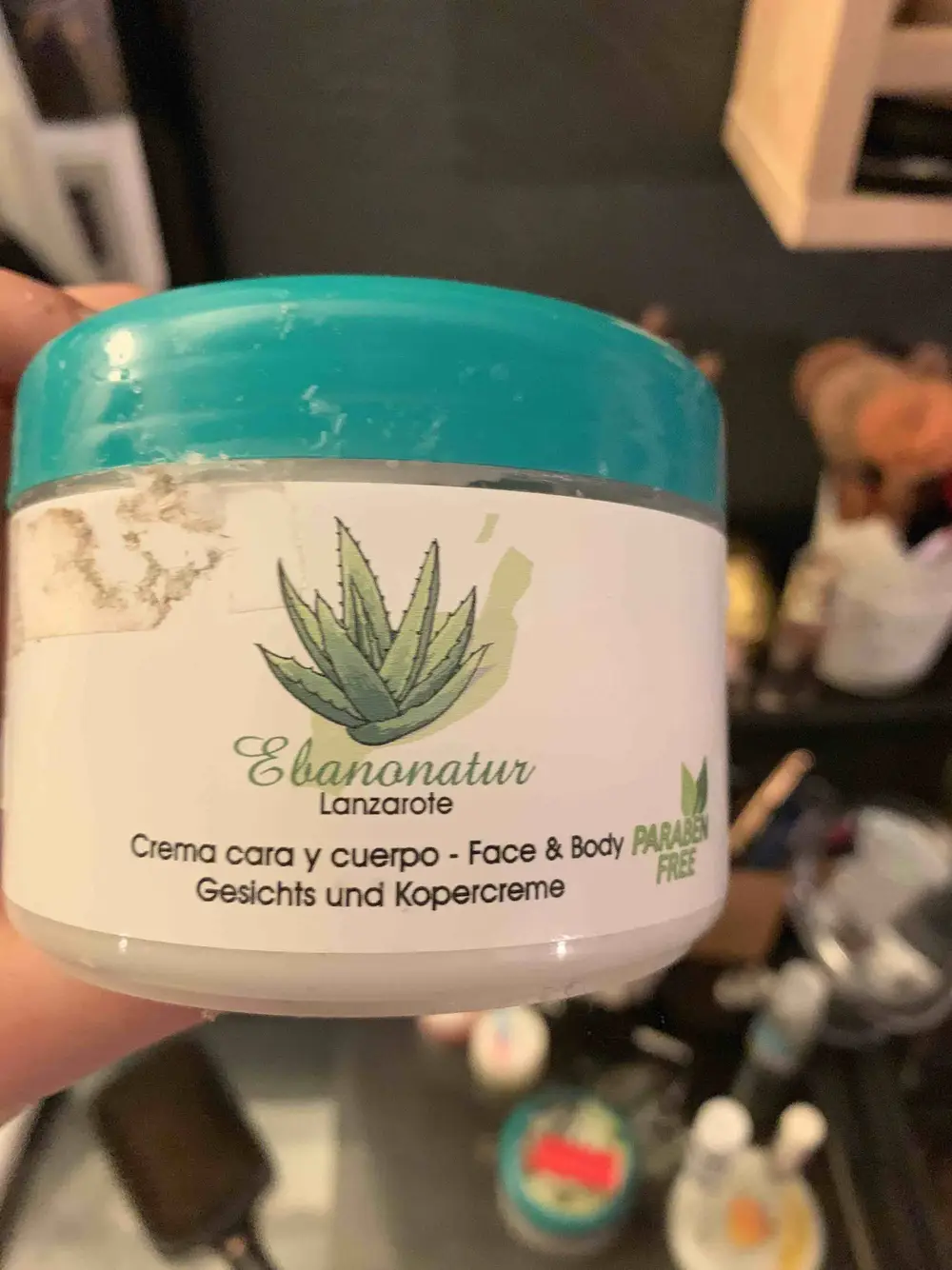 EBANONATUR - Lanzarote - Crema cara y cuerpo