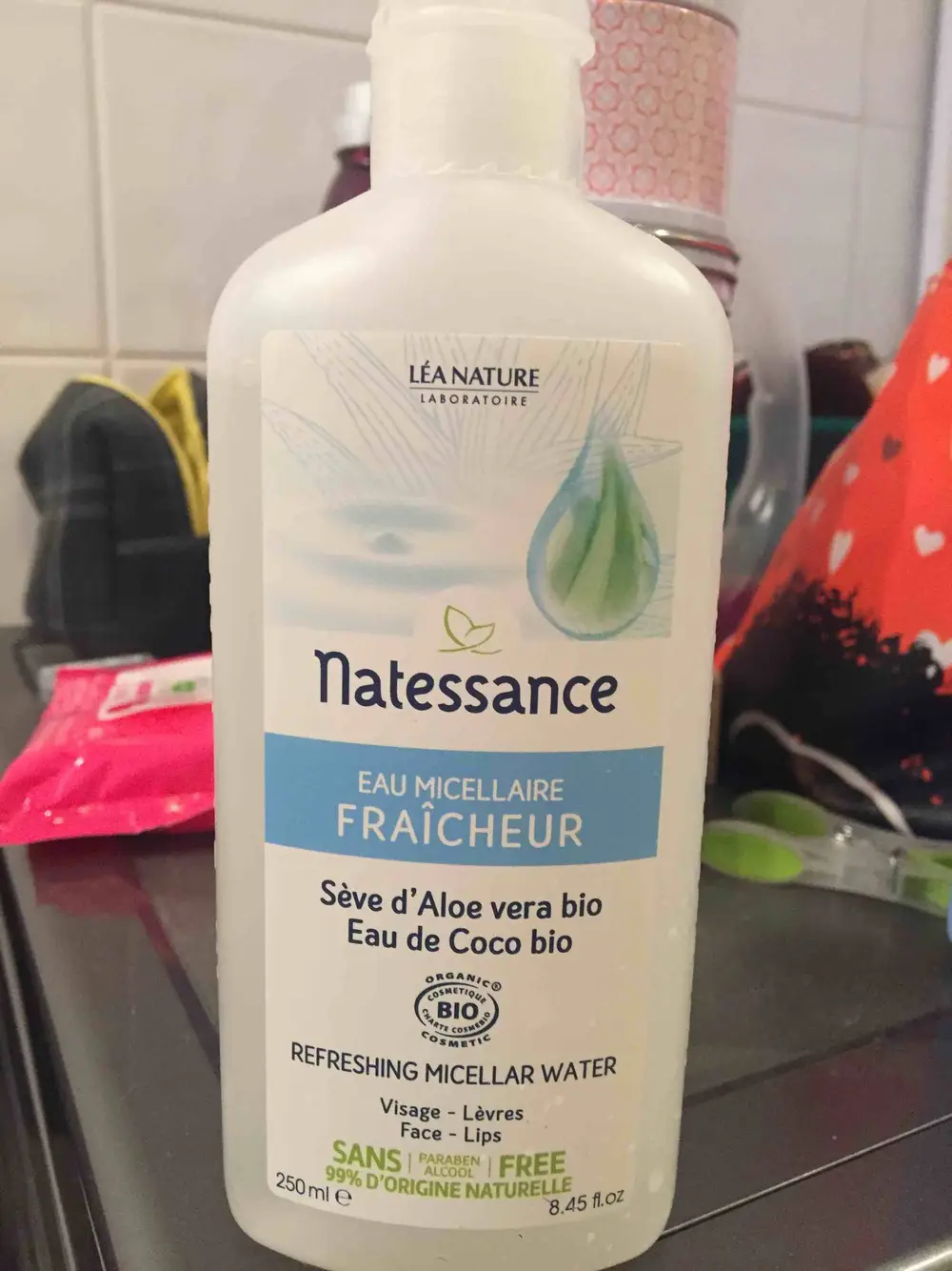 NATESSANCE - Eau micellaire fraîcheur bio