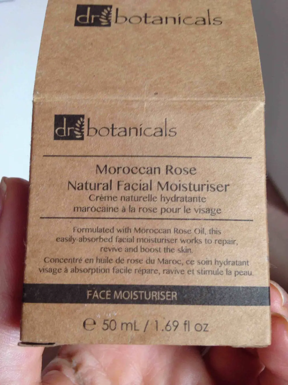 DR BOTANICALS - Moroccan rose - Crème naturelle hydratante