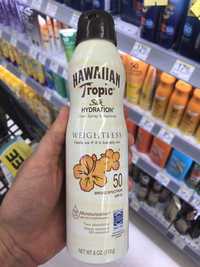 HAWAIIAN TROPIC - Silk hydration clear spray sunscreen SPF 50