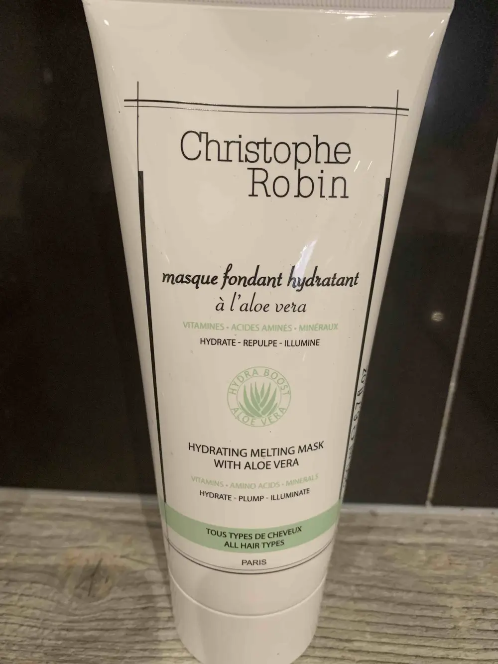 CHRISTOPHE ROBIN - Masque fondant hydratant à l'aloe vera