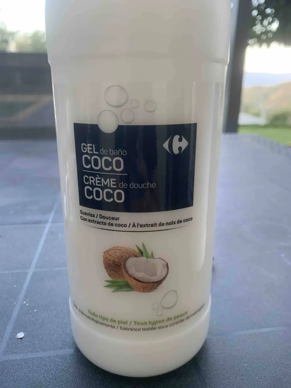 CARREFOUR - Crème de douche - Coco