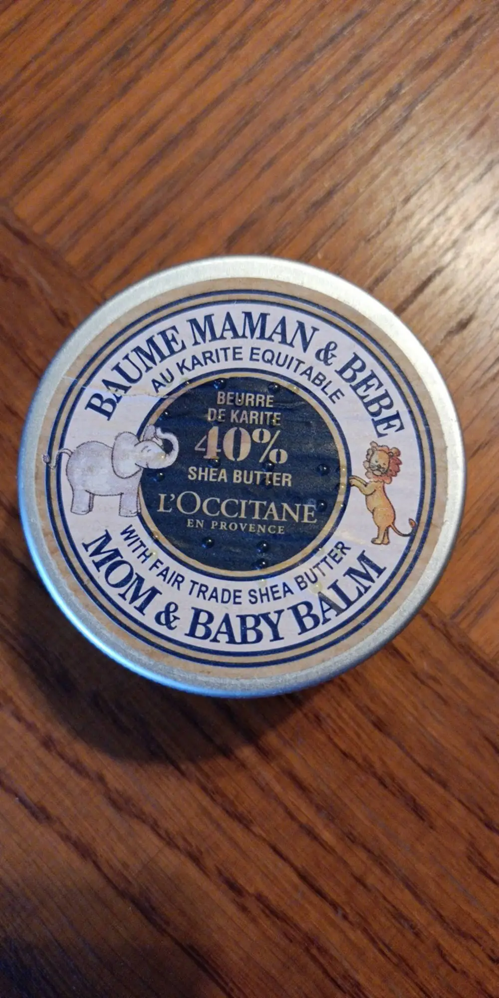 L'OCCITANE EN PROVENCE - Baume maman & bébé au karité équitable 