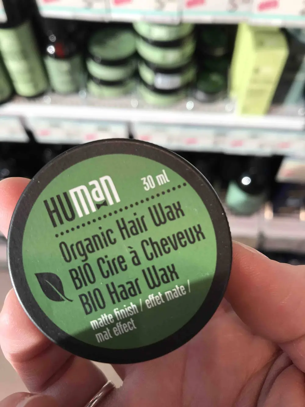 HUMAN - Bio cire à cheveux effet mate