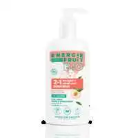 ENERGIE FRUIT - MASQUE 2-EN-1 DOUCEUR CERTIFIE BIO PAR ECOCERT - PECHE BLANCHE & EAU DE RIZ BIO - CHEVEUX FINS ET DELICATS