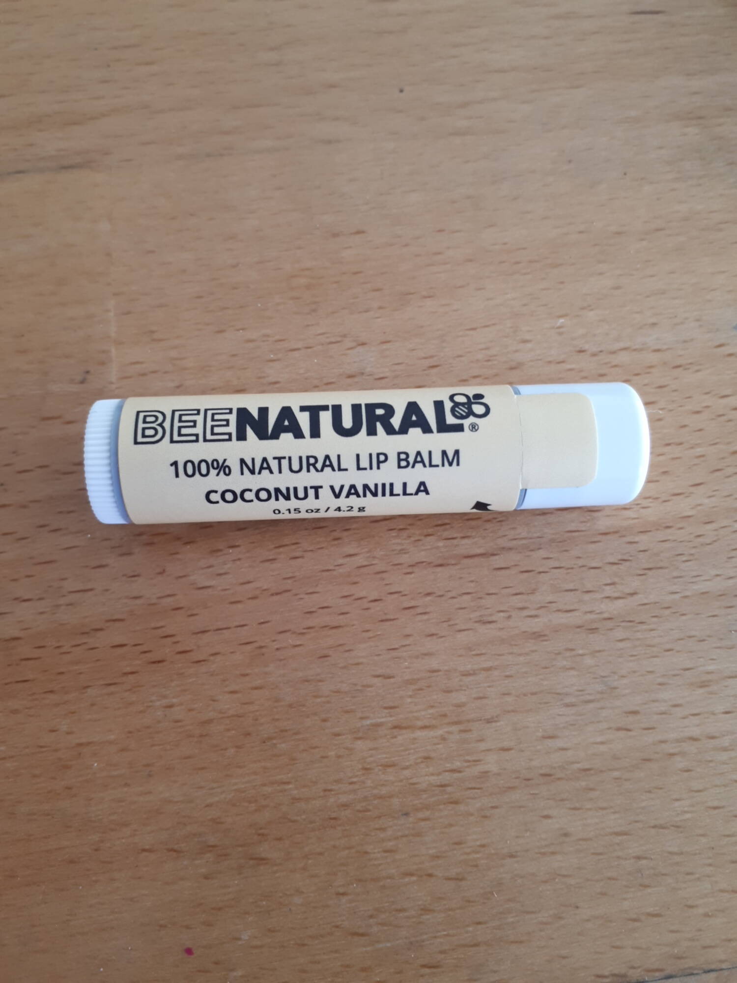 BEE NATURAL - Coconut vanilla - 100% Natural lip balm 
