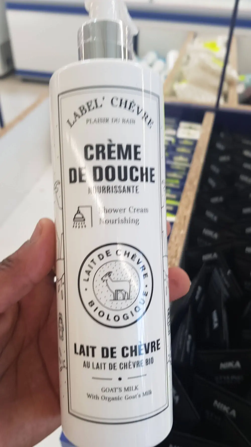 LABEL'CHEVRE - Lait de chèvre - Crème de douche nourrissante