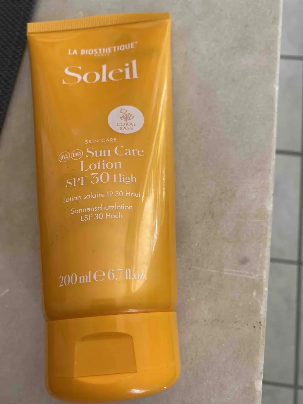 LA BIOSTHETIQUE - Soleil - Lotion solaire IP 30 haut 