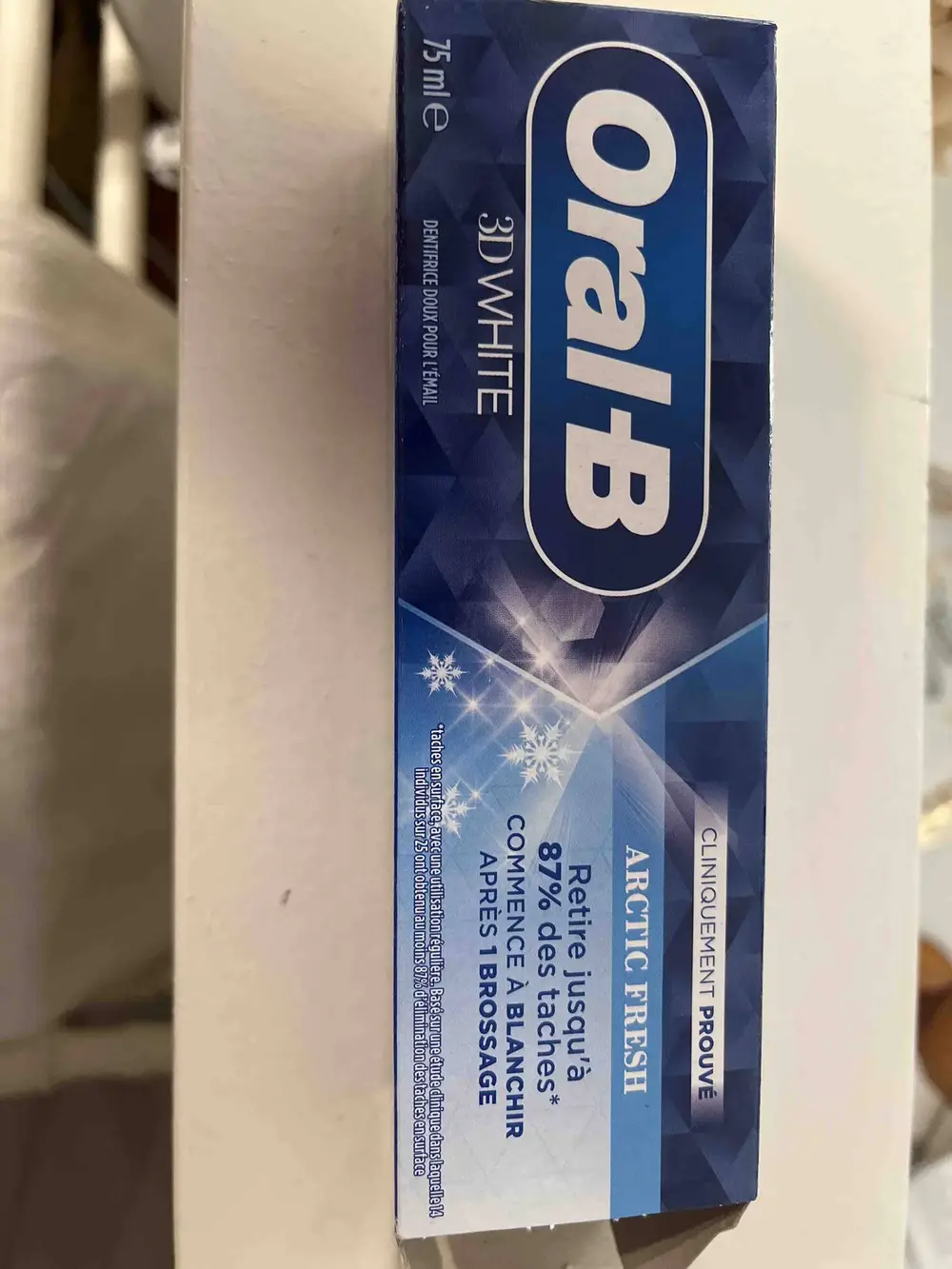 ORAL-B - 3D white - Dentifrice doux pour l'émail