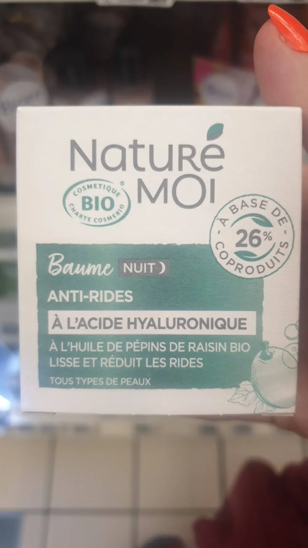 NATURÉ MOI  - Baume nuit anti-rides à l'acide hyaluronate