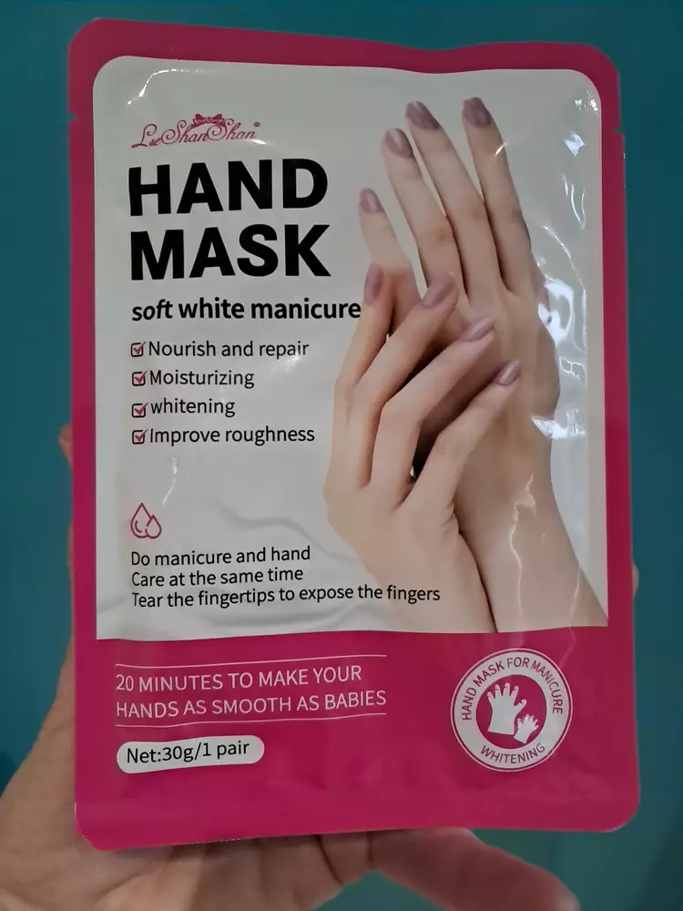 LSE SHAN SHAN - Hand mask soft white manicure
