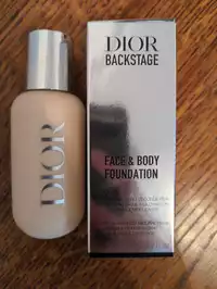 DIOR - Backstage - Face & body foundation