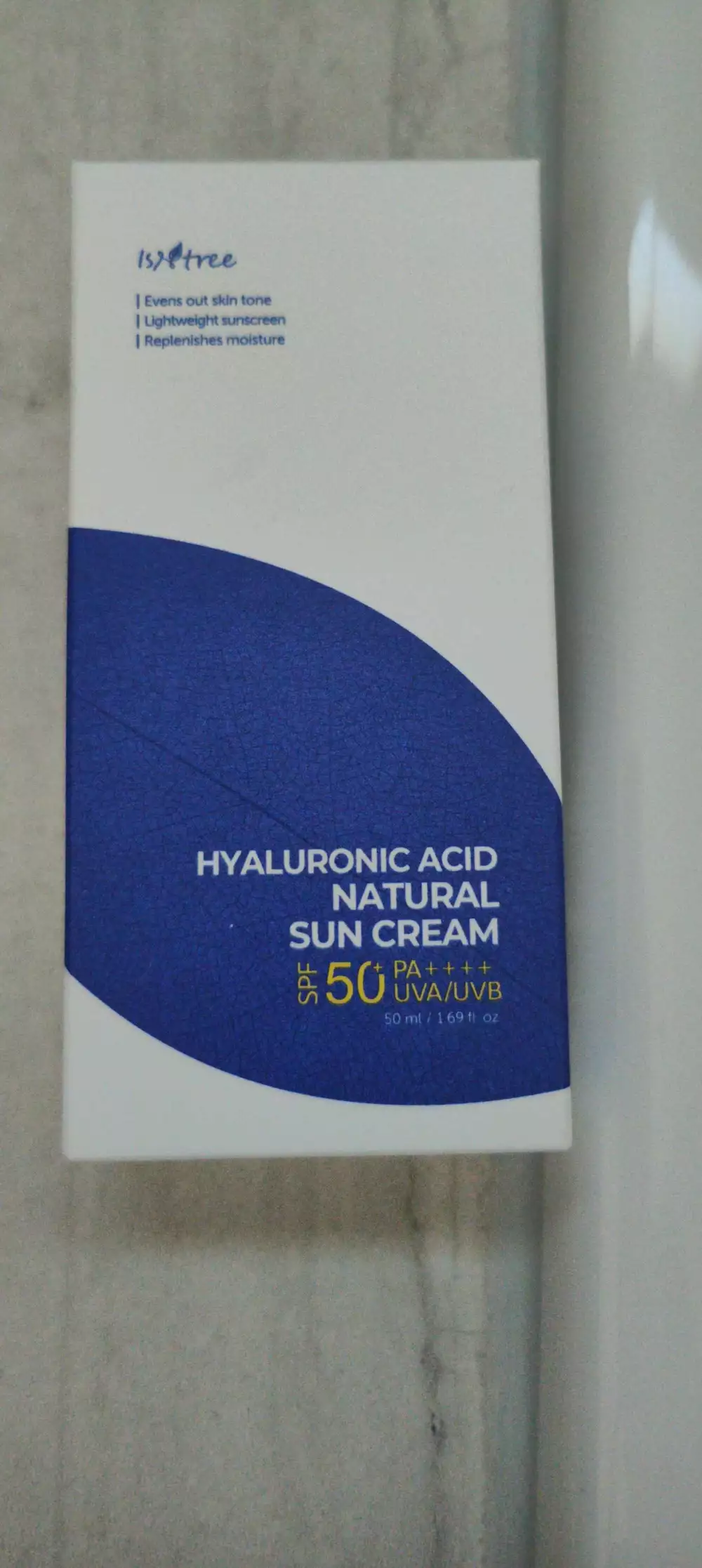 ISNTREE - Hyaluronic acid natural sun cream SPF50