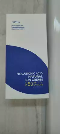 ISNTREE - Hyaluronic acid natural sun cream SPF50