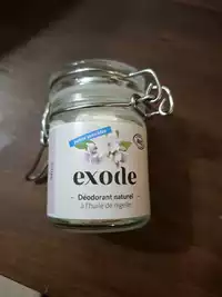 EXODE - Peaux sensible - Déodorant naturel à l'huile de nigelle